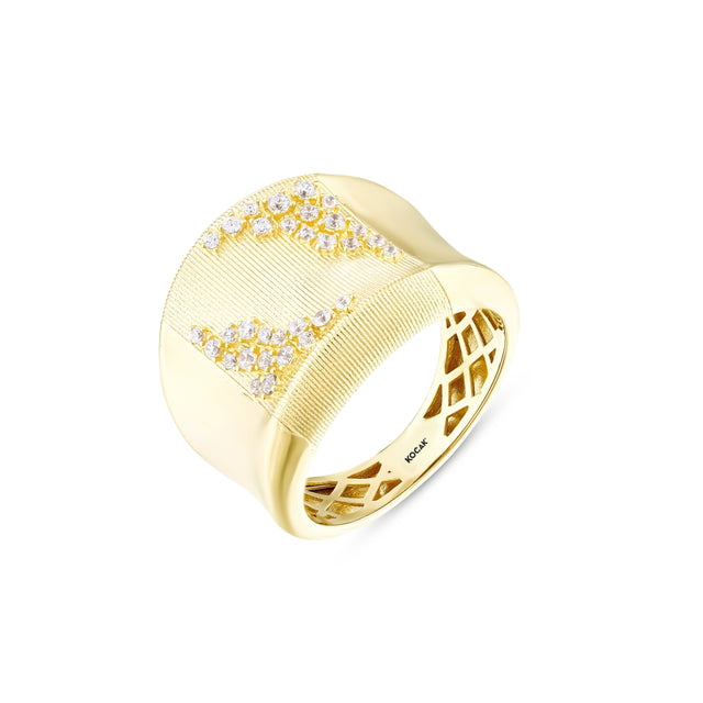 14ct Ambrossia Design Gold Ring