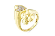 14ct Risus Design Gold Ring
