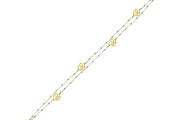 14ct Cift Zincirli Barbarossa Design Gold Bracelet