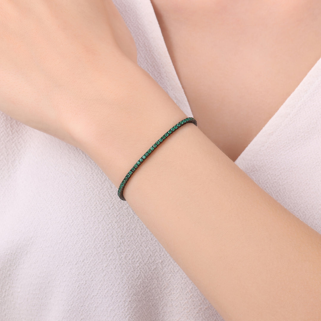 2.16 Karat Emerald Suyolu Bracelet