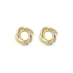 Load image into Gallery viewer, 14ct Two-Tone Halkalar Design Gold Earrings
