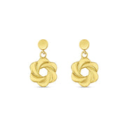 14ct Visterya Design Gold Earrings