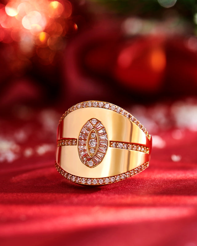 14ct Trim Design Gold Ring