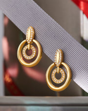 14ct Festa Design Gold Earrings