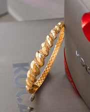 14ct Capella Cuff Gold Bracelet