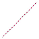 Load image into Gallery viewer, 4.47 Karat Ruby Diamond Bracelet