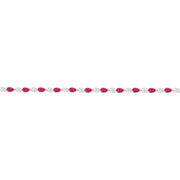 4.47 Karat Ruby Diamond Bracelet
