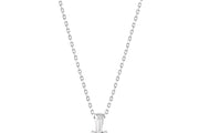 0.10 Karat EF SI Solitaire Diamond Necklace