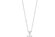 0.56 Karat EF VS Solitaire Diamond Necklace