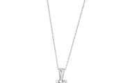 0.32 Karat GH SI Solitaire Diamond Necklace