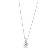 0.32 Karat GH SI Solitaire Diamond Necklace