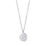 Load image into Gallery viewer, 0.52 Karat FG SI Solitaire Diamond Necklace