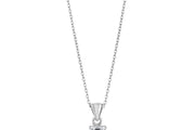 0.24 Karat EF VVS Solitaire Diamond Necklace