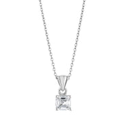0.24 Karat EF VVS Solitaire Diamond Necklace