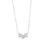 Load image into Gallery viewer, 0.35 Karat Baguette Design Diamond Necklace