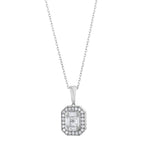 Load image into Gallery viewer, 0.26 Karat Baguette Diamond Necklace