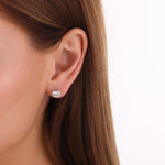 Load image into Gallery viewer, 1.01 Karat FG SI Solitaire Diamond Earrings