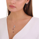 Load image into Gallery viewer, 1.17 Karat Ruby Diamond Necklace