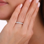 Load image into Gallery viewer, 1 Karat GH SI Full Eternity Diamond Ring