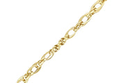 14ct Halo Design Gold Bracelet