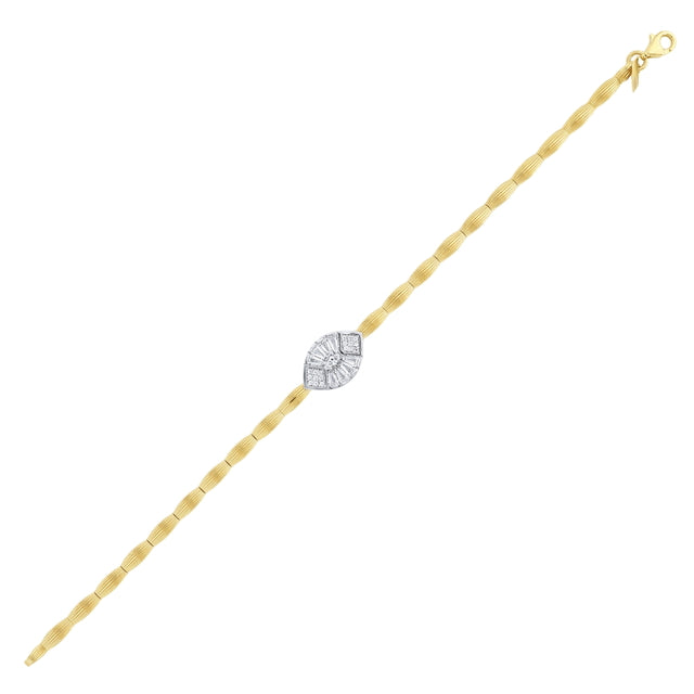 14ct Goz Design Retro Gold Bracelet