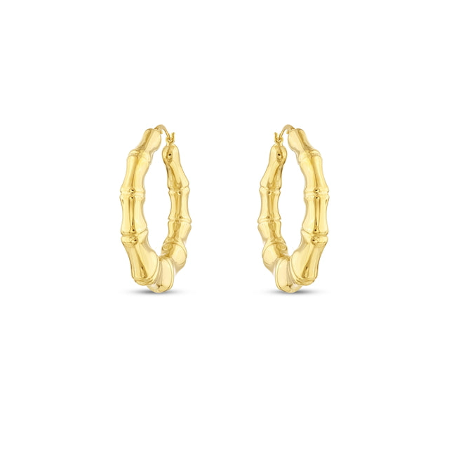 14ct Vintage Design Hoop Gold Earrings