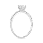 Load image into Gallery viewer, 0.47 Karat Solitaire Diamond Ring