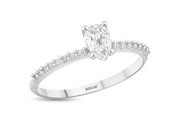 0.47 Karat Solitaire Diamond Ring