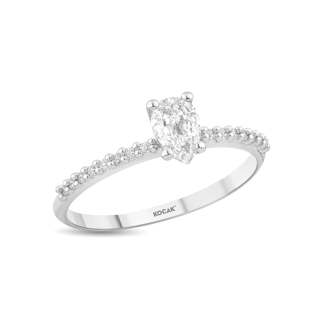 0.47 Karat Solitaire Diamond Ring