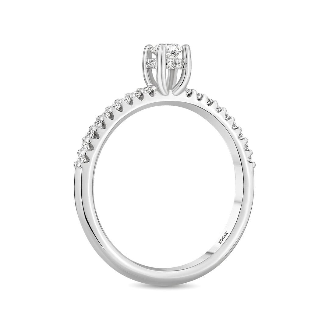 0.41 Karat Solitaire Diamond Ring