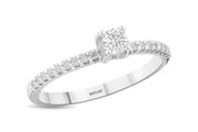 0.41 Karat Solitaire Diamond Ring