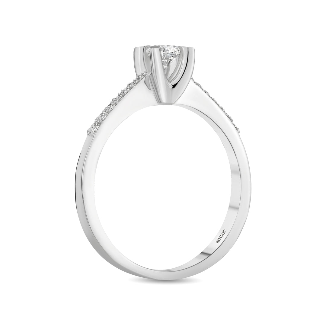 0.33 Karat Solitaire Diamond Ring