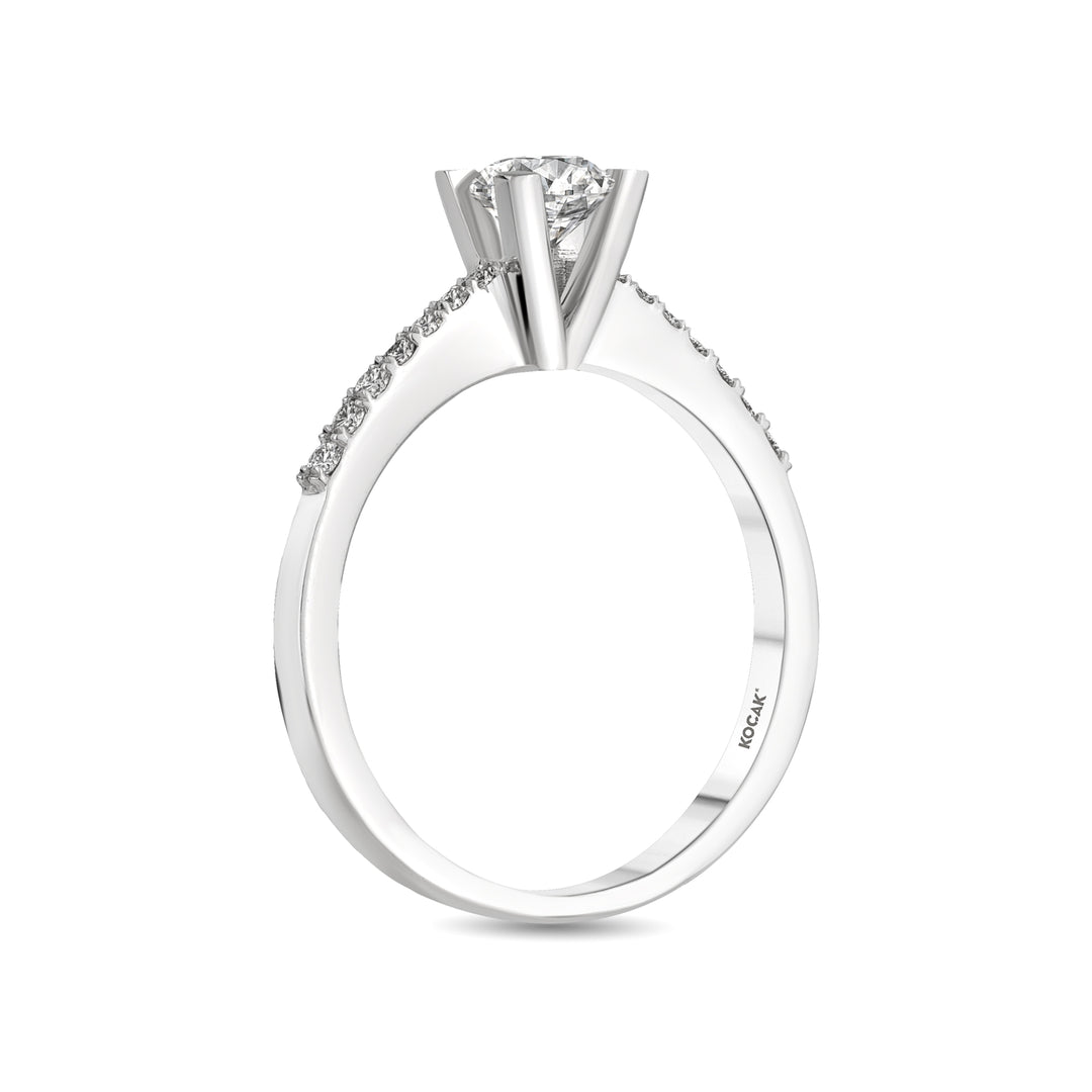 0.63 Karat Solitaire Diamond Ring