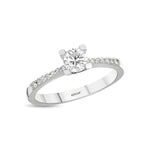 Load image into Gallery viewer, 0.63 Karat Solitaire Diamond Ring