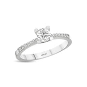 0.63 Karat Solitaire Diamond Ring