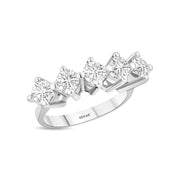 2.02 Karat EF SI Diamond Five Stone Ring
