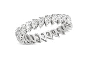 2.21 Karat FG VS Full Eternity Diamond Ring