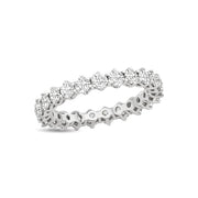 1.88 Karat GH SI Full Eternity Diamond Ring