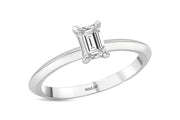 0.50 Karat FG SI Solitaire Diamond Ring