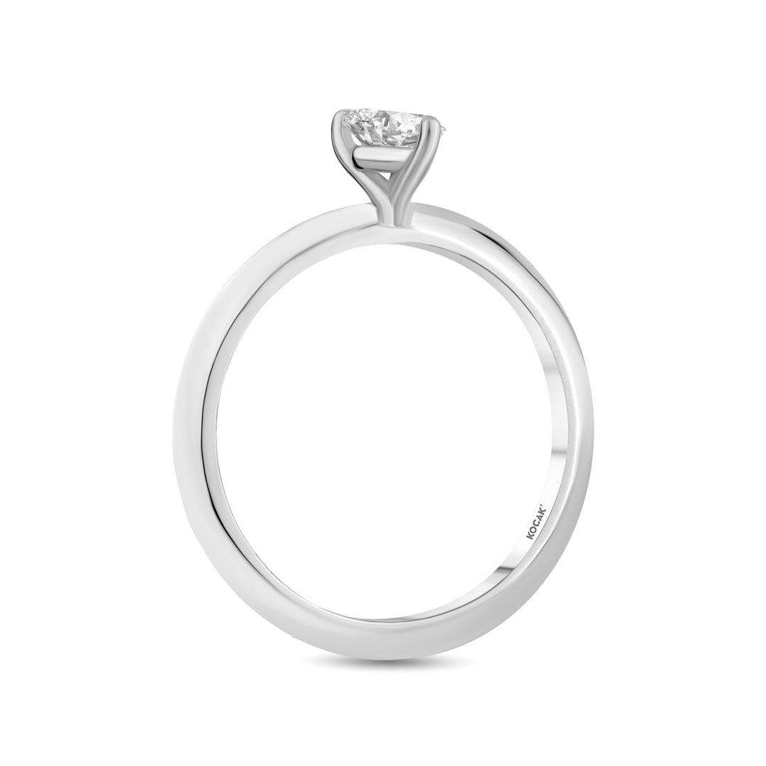 0.50 Karat FG SI Solitaire Diamond Ring