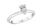 0.50 Karat FG SI Solitaire Diamond Ring