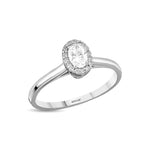 Load image into Gallery viewer, 0.38 Karat Design Diamond Ring