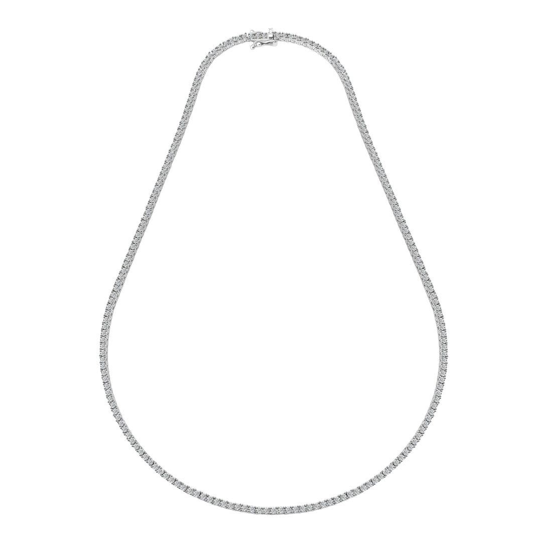 4.94 Karat Tennis Diamond Necklace