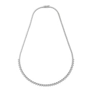 6.88 Karat Tennis Diamond Necklace