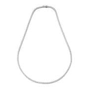 3.77 Karat Tennis Diamond Necklace
