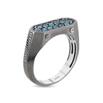 Load image into Gallery viewer, 0.62 Karat Diamond Design Men's Ring