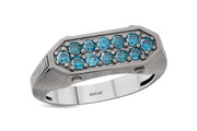 0.62 Karat Diamond Design Men's Ring