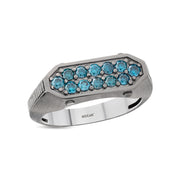 0.62 Karat Diamond Design Men's Ring