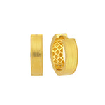 Load image into Gallery viewer, 14ct Cimarli Design Hoop Gold Earrings