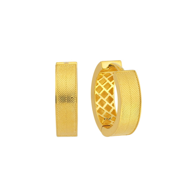 14ct Cimarli Design Hoop Gold Earrings